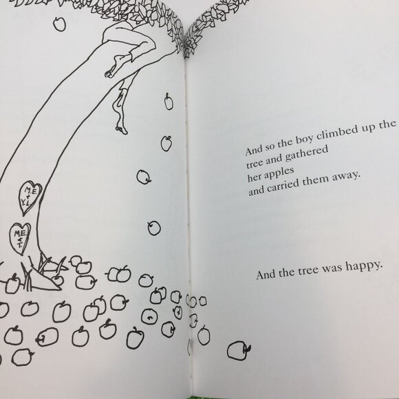 Vintage Kids The Giving Tree Shel Silverstein Hardcover Book With Dust Jacket - Picture 8 of 15
